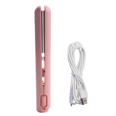 USB-Kabel Tragbarer  Haar GläTter für Glatte und Lockige Locken StäBe mit DoppY2