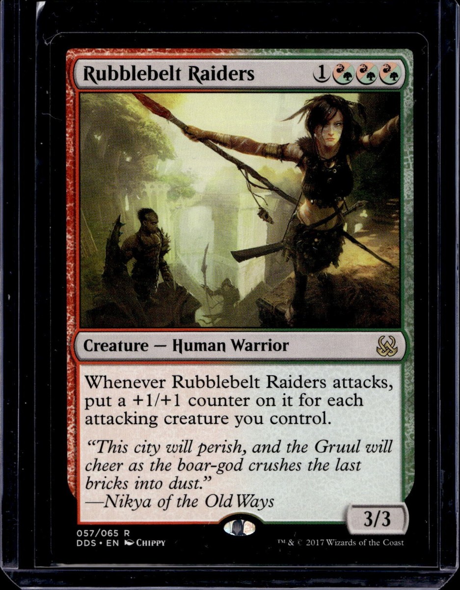 Rubblebelt Raiders 1x FOIL GTC MTG Gatecrash Rare MINT red green Rubblebelt Raiders 1x FOIL GTC MTG Gatecrash Rare MINT red green