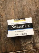 Neutrogena Transparent Facial Soap, Original Formula, Fragrance Free - 3.5 Oz