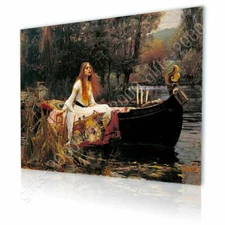 The Lady Of Shalott by Waterhouse | Canvas (Rolled) | Wall art artwork picture