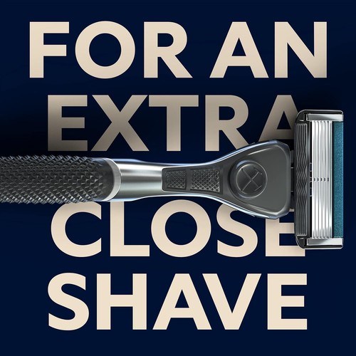 6 Blade Razor Refills (12 Pack) | Stainless Steel Blades for Close Shave - Picture 5 of 6