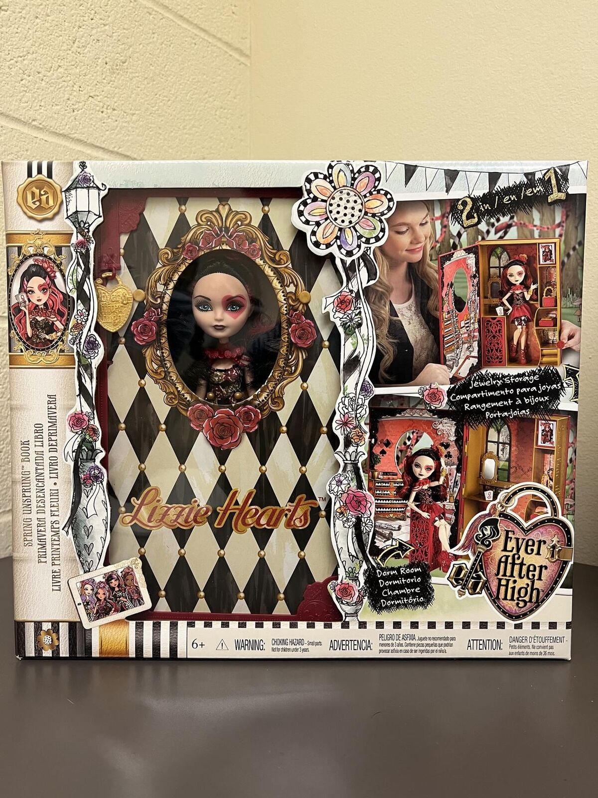 Ever After High Lizzie Hearts, Brinquedo Mattel Nunca Usado 90343780