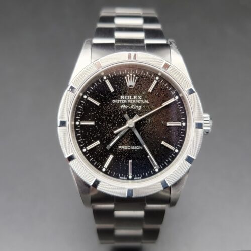 Rolex Air King 34mm Stunning Galaxy / Tropical Patina Dial 14010