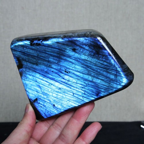 B7284-Rare Natural Labradorite Quartz Freeform Crystal Mineral specimen Healing - Picture 16 of 22