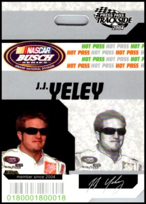  2004 Press Pass Trackside Hot Pass #HP27 J.J. Yeley