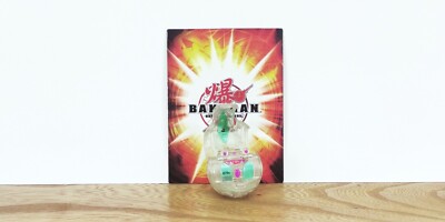 New BAKUGAN ''BakuCrystal'' Clear DUAL ELFIN 670G Spin Master/Sega Toys Rare