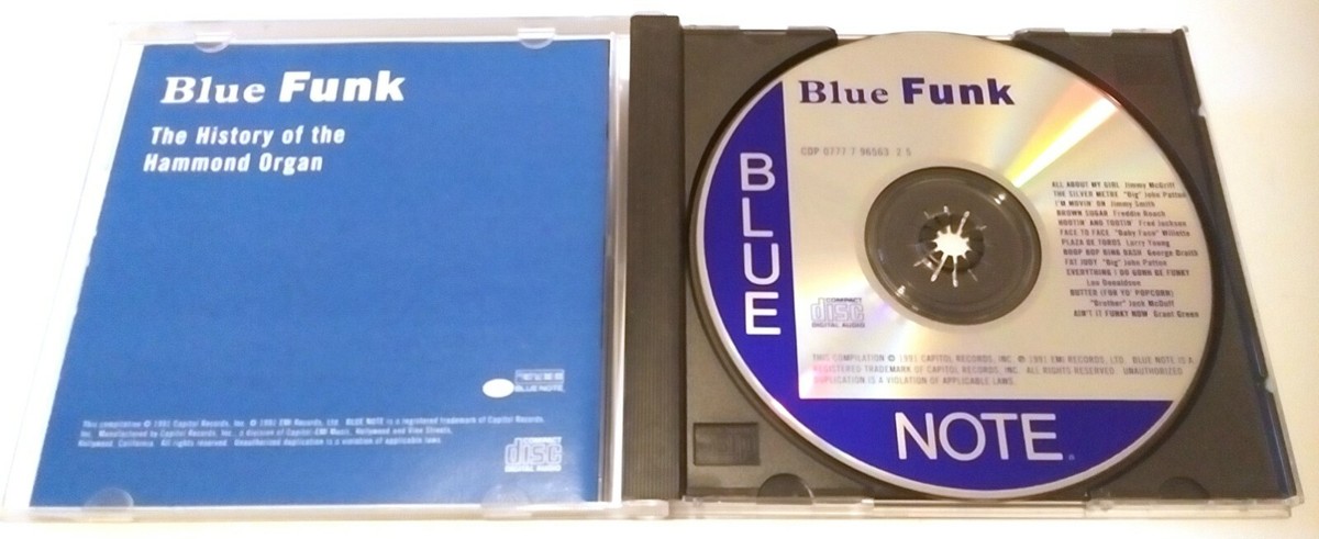 RARE - 1991 BLUE NOTE CD BLUE FUNK JAZZ - CAPITOL USA