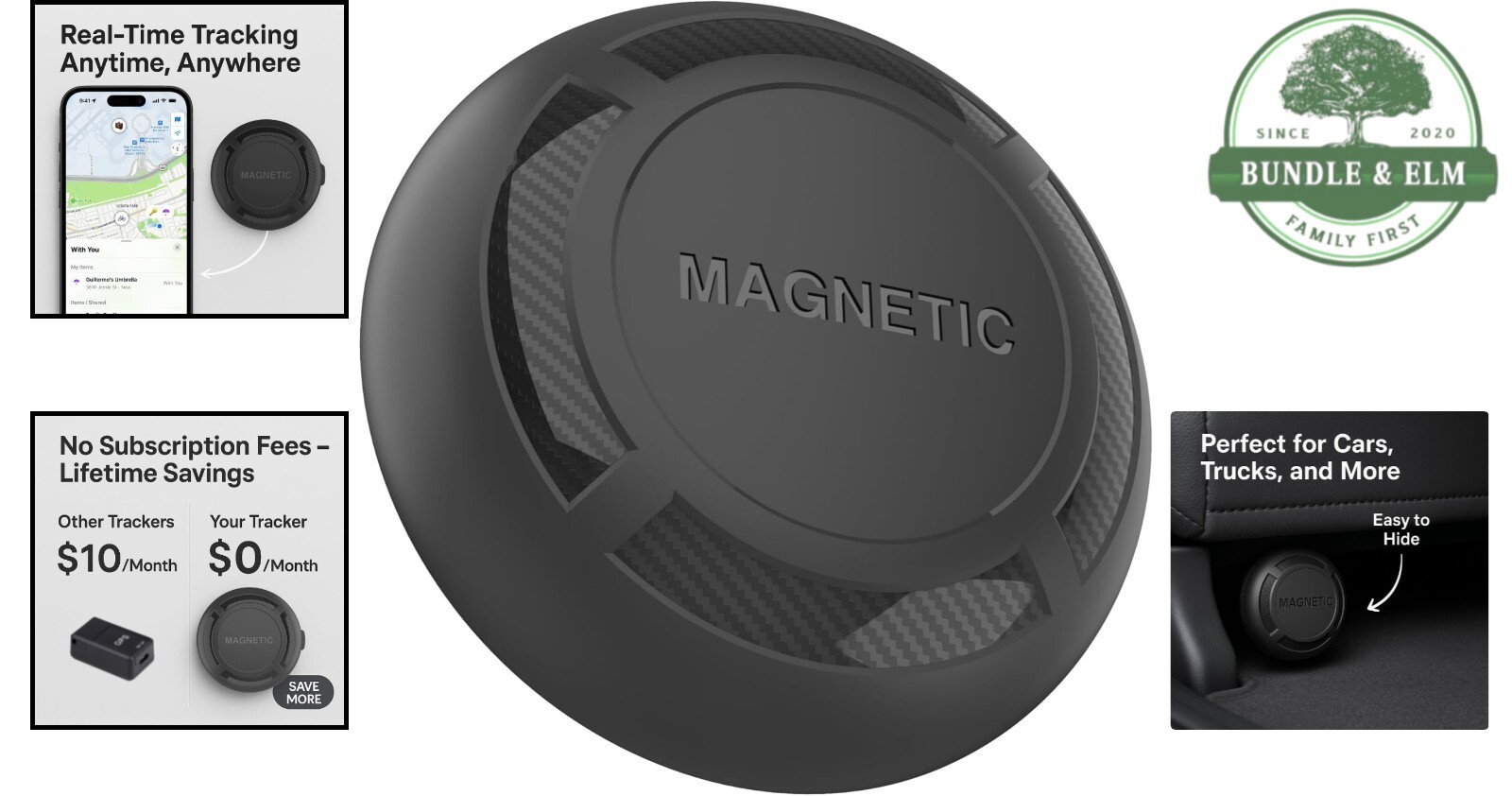 Magnetic Hidden GPS Tracker for Vehicles – Long Battery Life, No ...