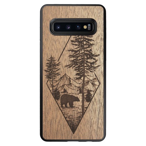 Woodland Bear - Wooden Galaxy S23 Ultra Case, S23 Plus, S22 Ultra, S21 FE, S20 - Photo 23 sur 27
