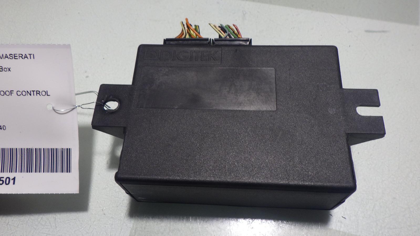 2007 MASERATI QUATTROPORTE DIGITEK SUNROOF ECU 223762