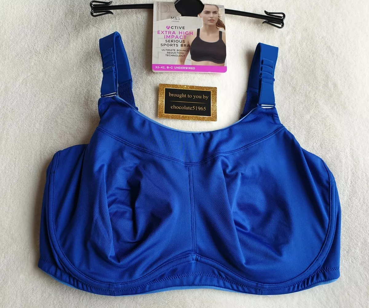 NEW M&S EXTRA HIGH IMPACT SERIOUS SPORT BRA ULTIMATE BOUNCE