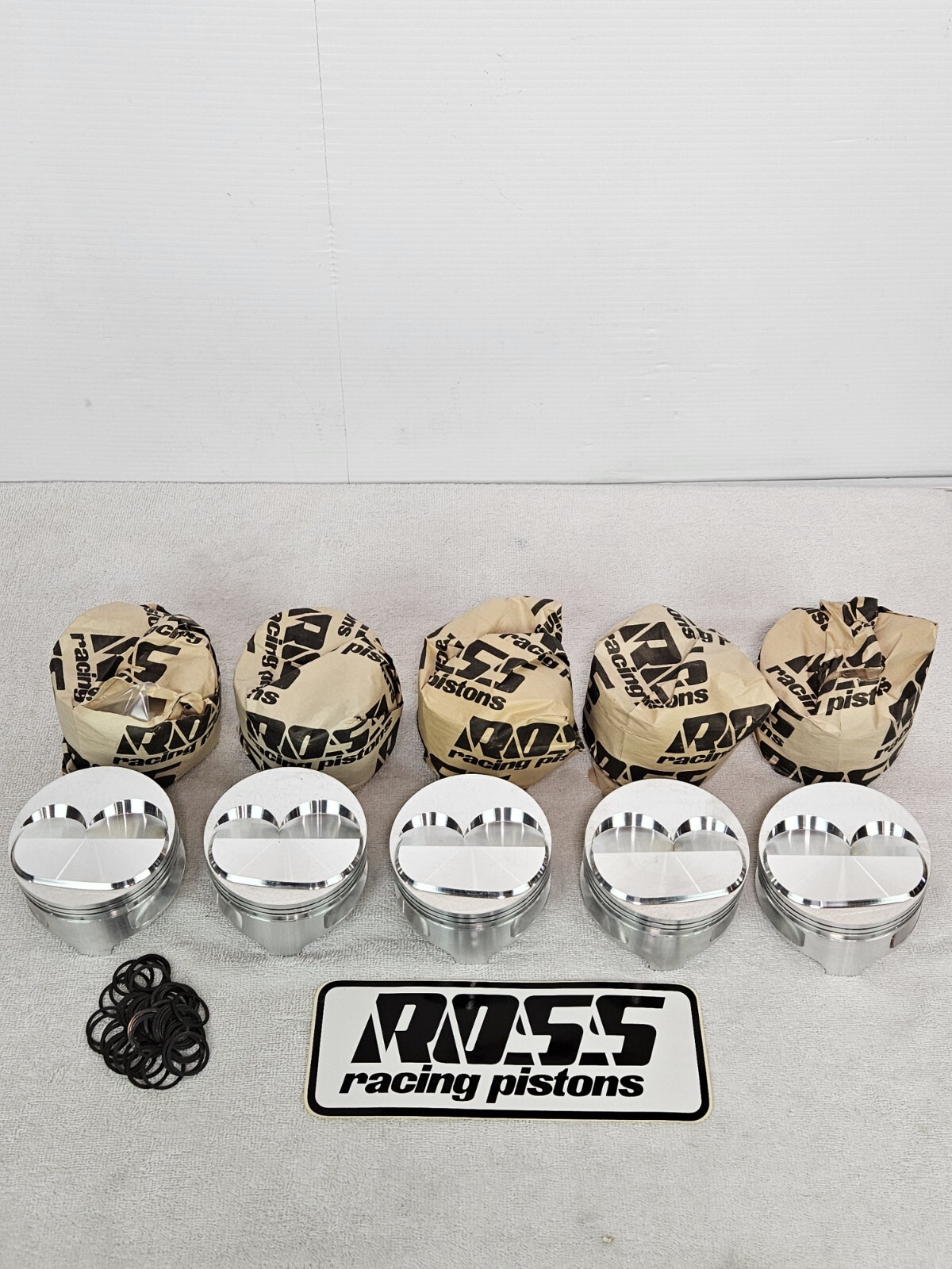 Ross Rounds Kit NEW ROSS SBC 400 4.145 PISTONS dart circle track stock car rod je drag ...