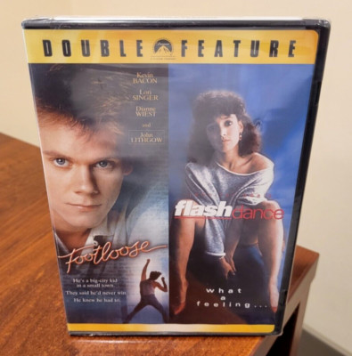 New Sealed FOOTLOOSE & FLASHDANCE  Double Feature  DVD  2007 Release  PARAMOUNT
