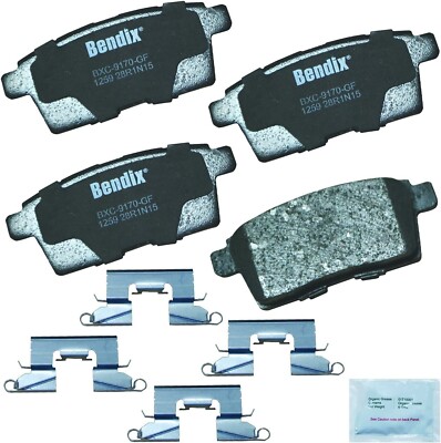 Disc Brake Pad Set-Priority One Ceramic BPR Rear Bendix CFC1259