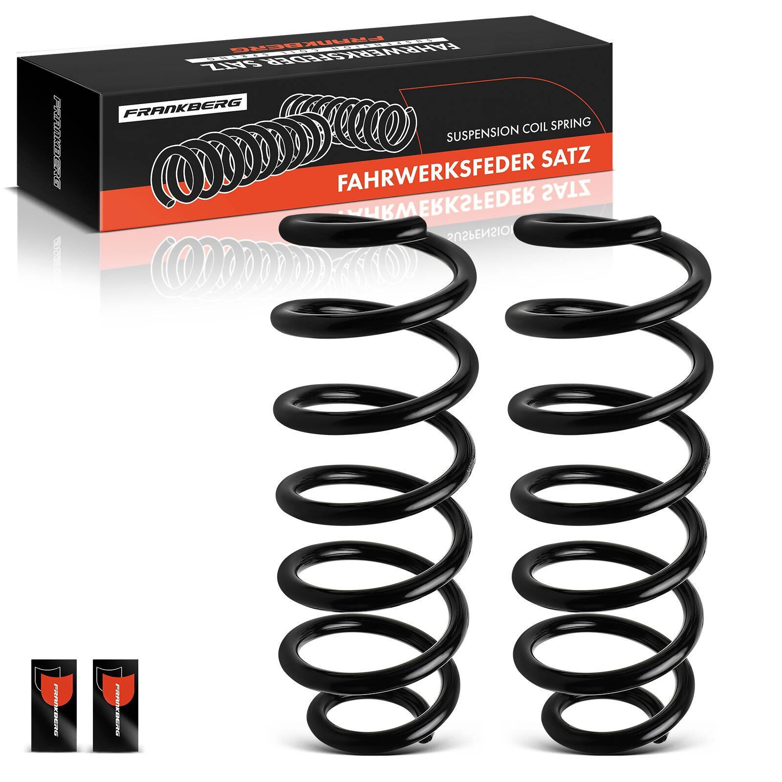 FRANKBERG 2x Coil Spring Set for Nissan Qashqai II 2013-2024 Rear 550204EA1B