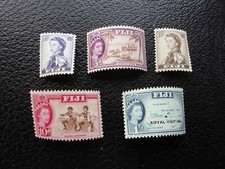 FIDJI - timbre yvert/tellier n° 149 150 157 162B 163 n** MNH (A67)