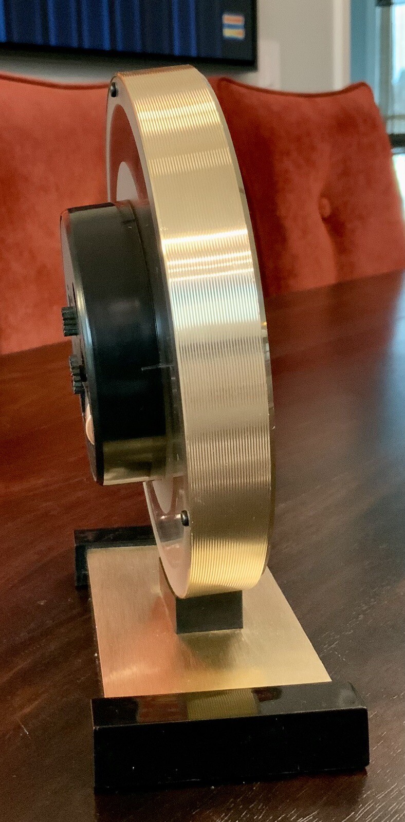 Vintage Mid Century Modern Avanti Atomic Floating Clock eBay