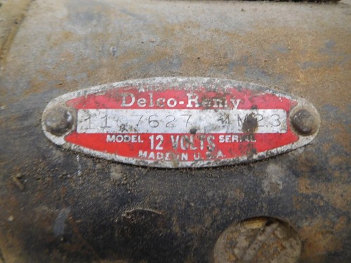 Vintage Delco Remy Starter 1107627 4M23 Date 55 56 57 Chevy 265 1955 1956 1957 - Picture 3 of 5