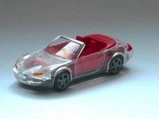Porsche 911 996 Carrera Cabriolet transparent Adventskalender Herpa 1:87 RAR