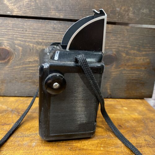 Vintage 1950er Argus fünfundsiebzig Dual Objektiv Box Kamera mit Ledertasche - gebraucht - Bild 8 von 12