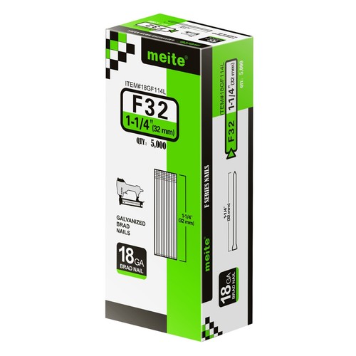 Clavos Brad Meite calibre 18 1/2 pulgada - 2 pulgadas de longitud 1.000-140.000 piezas galvanizados - Imagen 17 de 76