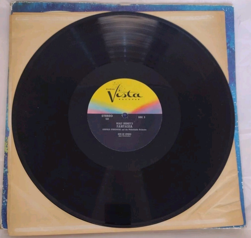Disney's Fantasia, 1961 Disneyland Leopold Stokowski Vinyl Record