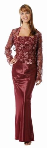 ABENDKLEID MIT BOLERO JACKE DAMEN KLEID SPITZE FESTLICH SCHWARZ Gr.40 NEU €249 - Bild 5 von 9