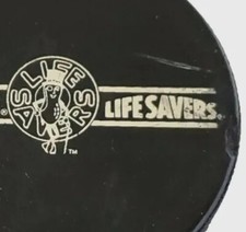 DETROIT AMBASSADORS VINTAGE INGLASCO PUCK PLANTERS MASCOT SPONSOR LIFE SAVERS 