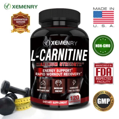 L-carnitine 1330 mg - perte de poids, brûleur de graisse, récupération - Photo 1/4