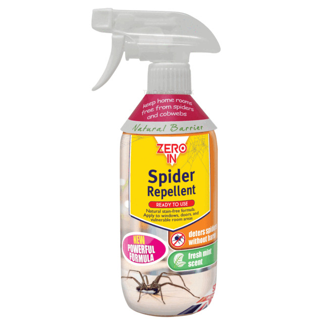 Zero In Spider & Cobweb Repellent Spray 500ml Fresh Mint Ready To Use