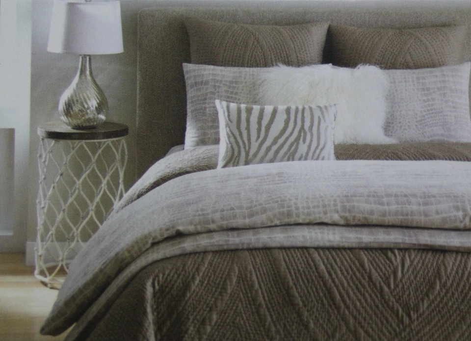 OFERTA......Noble Excelencia ATRACCIÓN ANIMAL Nuevo Estándar Falsa/Funda de Almohada/Nogal Foto 2 de 3