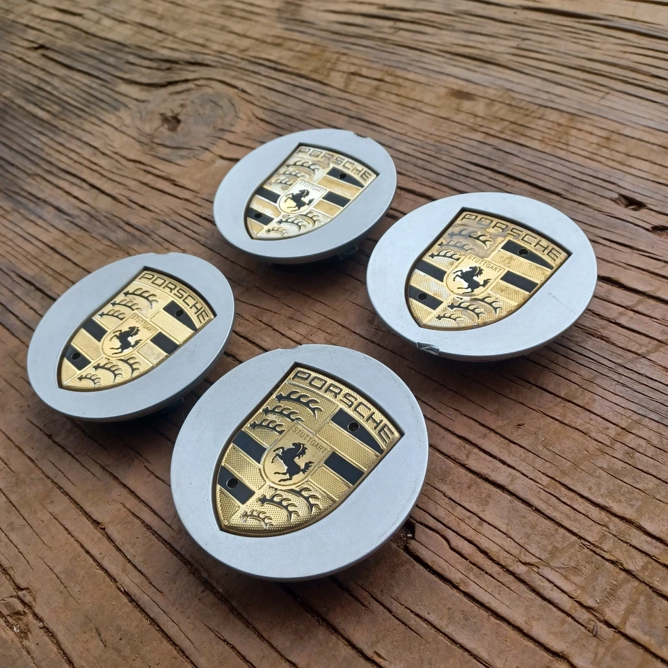 Porsche Cayenne Cayman Boxter center cap set of 4, 2003-2018 part # 7L5 601 149 - Image 2 of 3