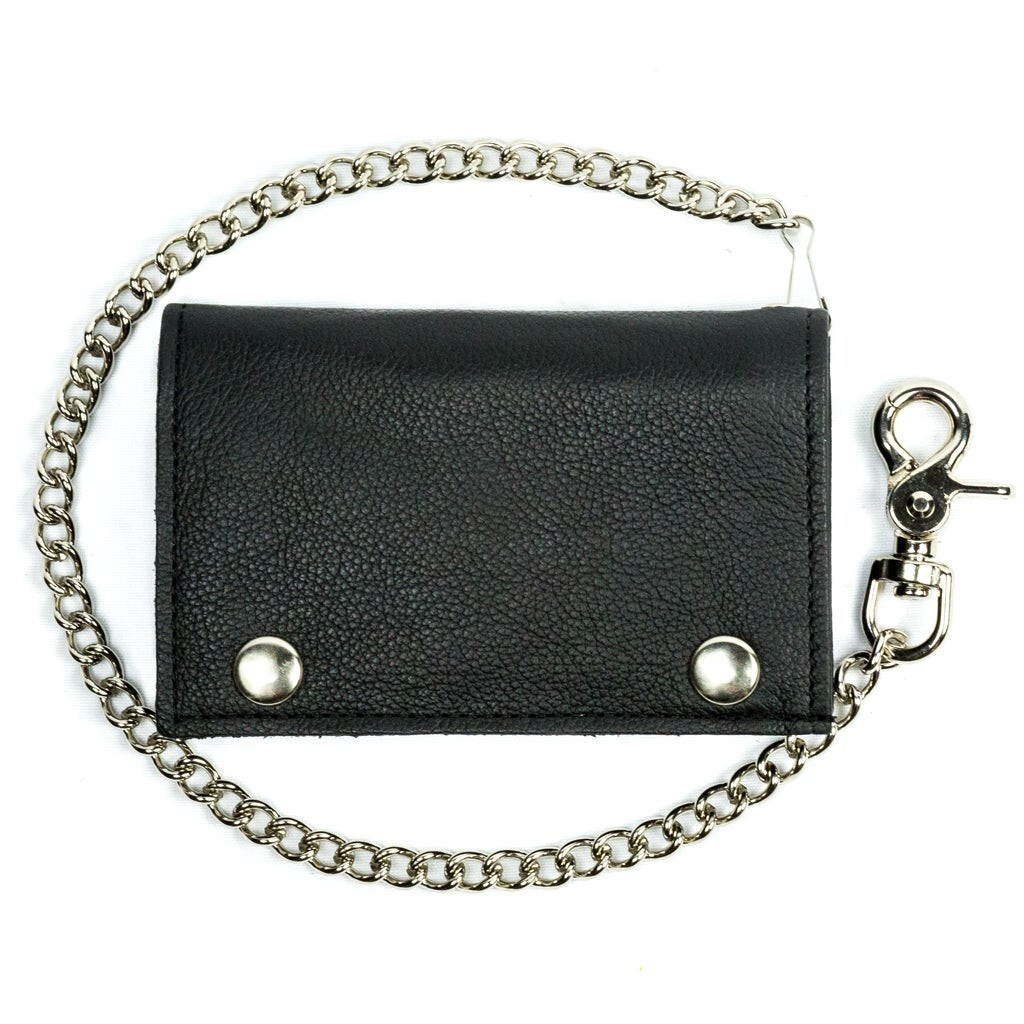 小物 supreme Leather Chain Wallet black Supreme Leather