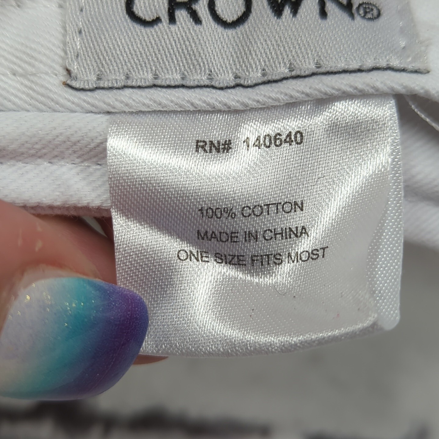 Unite Rainbow Visor Hat Adjustable - image 8