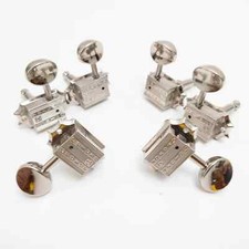 Guitar Tuners Vintage Deluxe 3L3R Guitar Machine Heads Tuners Tuning Pegs Chrome