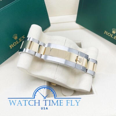 k*e様 fifth general store SilverBeadedBra Rolex Submariner 126613LB Silver and Gold Oyster Bracelet with