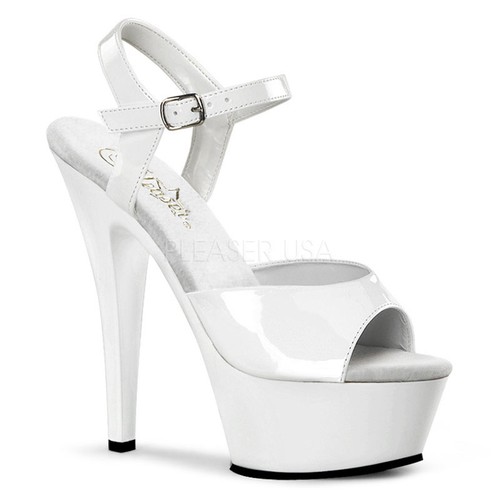 white platform heels wedding