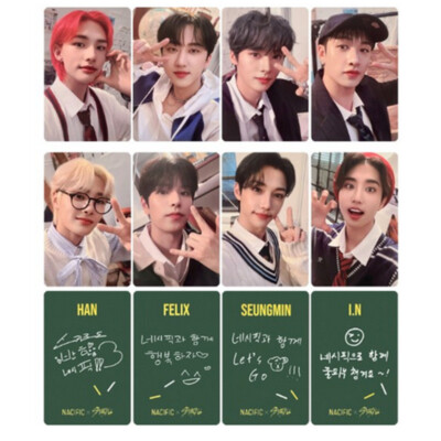 Kpop STRAY KIDS NACIFIC MAHAGRID Album Photo Cards Self Made