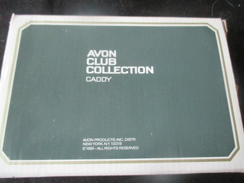 CADDY DE VIDRIO AHUMADO VINTAGE AVON Club Collection - Años 80 - #1 - Imagen 3 de 3