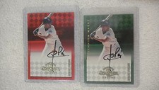 2X Neifi Perez 1998 Donruss Millennium Marks 0479 Signature Series Autograph RED