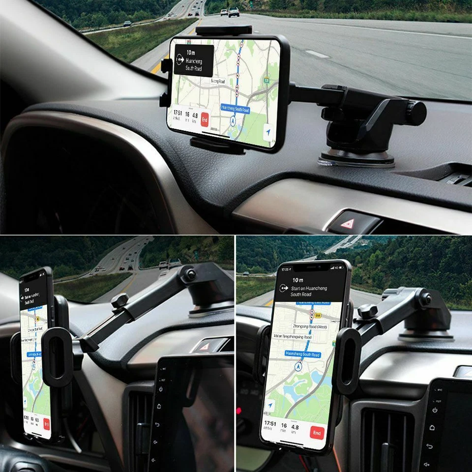 Soporte de montaje 360° para parabrisas de coche para teléfono celular móvil GPS iPhone Samsung Foto 4 de 4