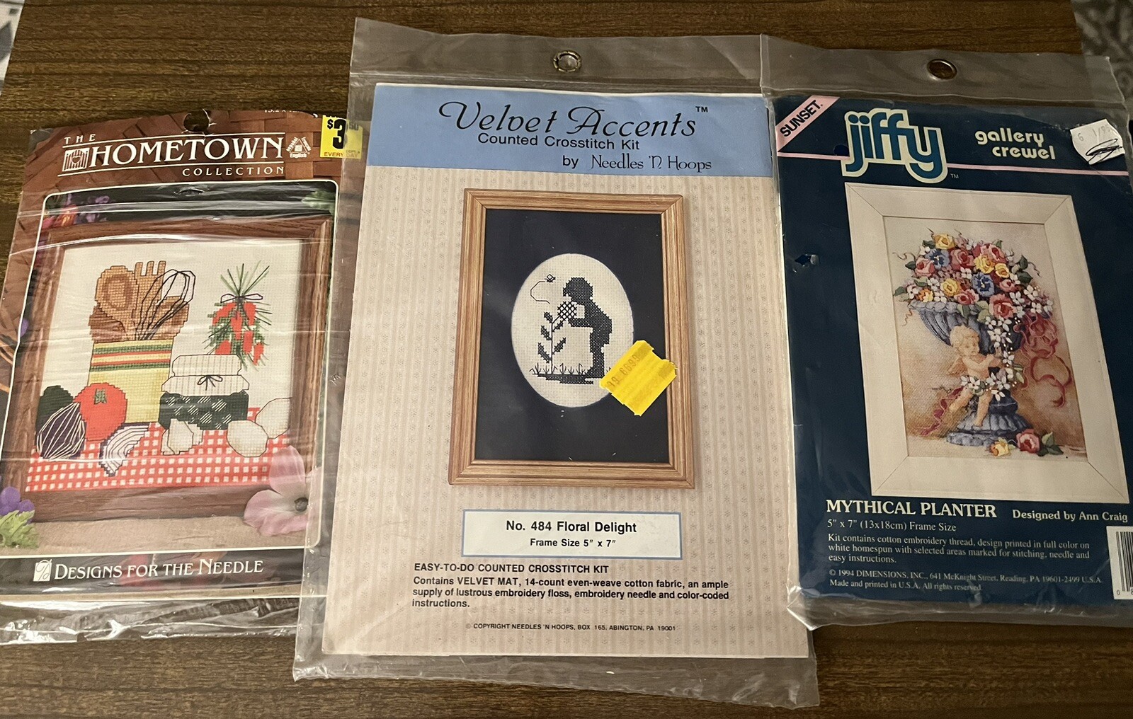 Lot of 3 Cross stitch Kits NEW Jiffy and More eBay