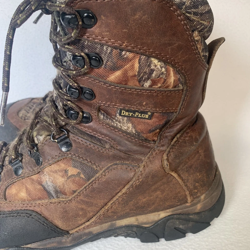 CABELAS Dry  Plus Camo Boots Men's Size 10 M  Thinsulate Ultra Hunting Outdoors - Image 4 of 4