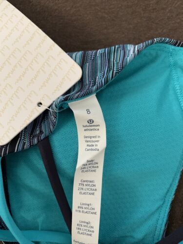 NWT Lululemon Size 8 Free To Be Wild Bra - SDNB/NVLB/PECK - Picture 4 of 4