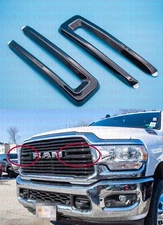 2019-2021 Ram 2500 3500 4500/5500 Gloss Black Front Grille Trim Overlay
