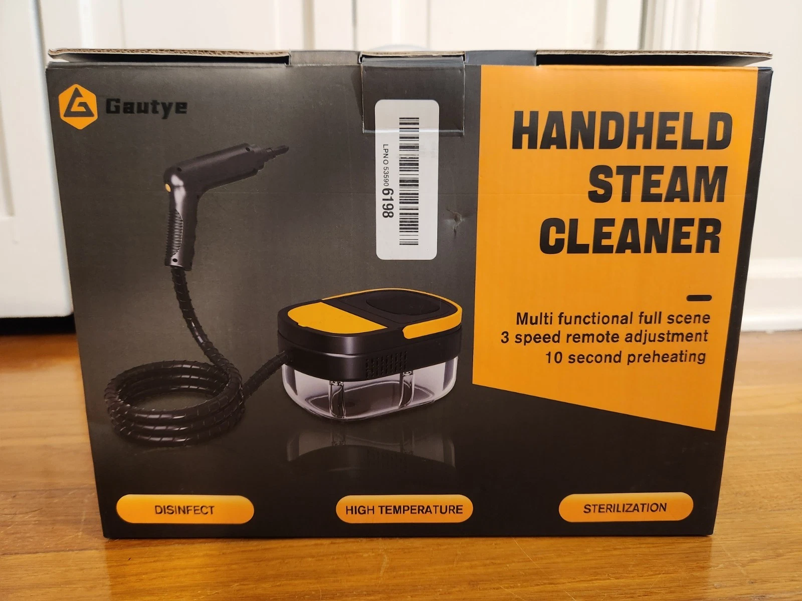 Gautye Steam Cleaner, 3 Level Adjustable Handle, 15s Heat Up - Tested
Opens in a new window or tab