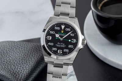 Rolex Air King Automatik Oyster Edelstahl Herrenuhr Ref. 126900 B&P 2023