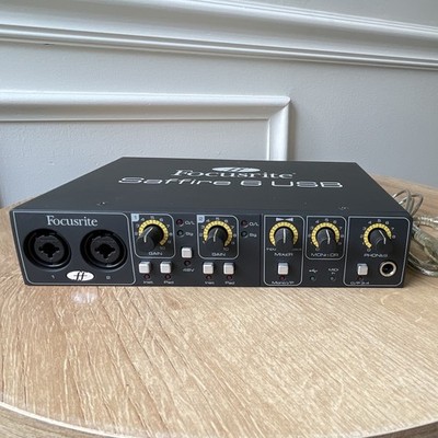 Focusrite Saffire 6 USB Desktop USB 2.0 Audio Interface, MIDI I/O, 2 Mic