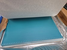 TritonBlue 15-1/2x18-3/8 Metal Offset Printing Plates, 2-sided, Qty 84, w/holes