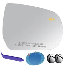 Passenger Side Mirror Glass ATS Sedan 2013-2018, CT4 2020-2025 Heated Blind Spot